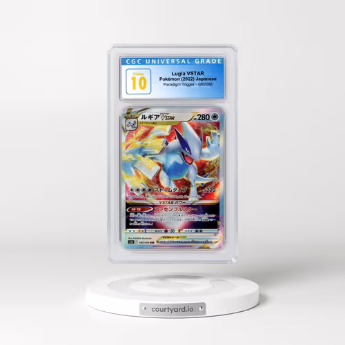 2022 Paradigm Trigger #080/098 Lugia VSTAR - Holo (CGC 10 PRISTINE)