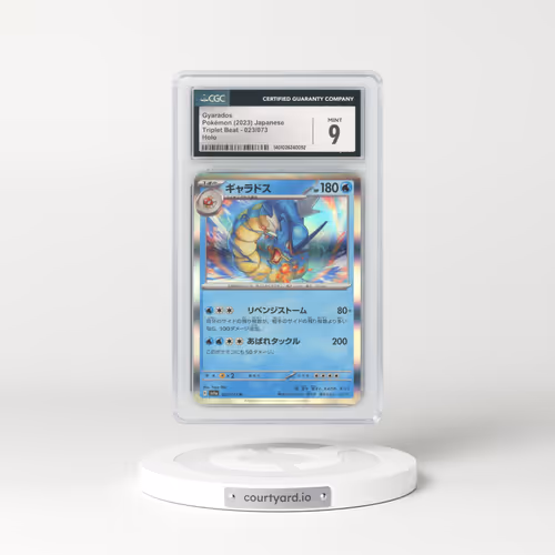 2023 Japanese Triplet Beat #23 Gyarados - Holo (CGC 9 MINT)
