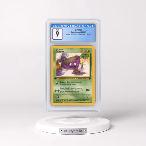 2000 Team Rocket #57/82 Grimer - 1st Edition 1st Edition (CGC 9 MINT)