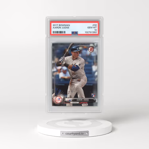 2017 Bowman #32 Aaron Judge (PSA 10 GEM MINT)