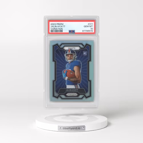 2023 Panini Prizm #311 Jalin Hyatt - Variation (PSA 10 GEM MINT)