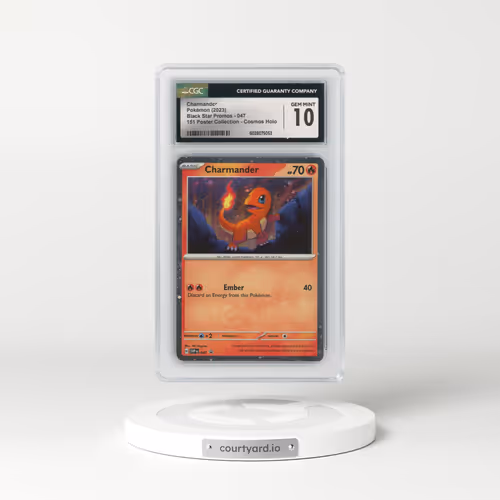 2023 Black Star Promos - Scarlet & Violet SVP EN #047 Charmander - Cosmos Holo (CGC 10 GEM MINT)