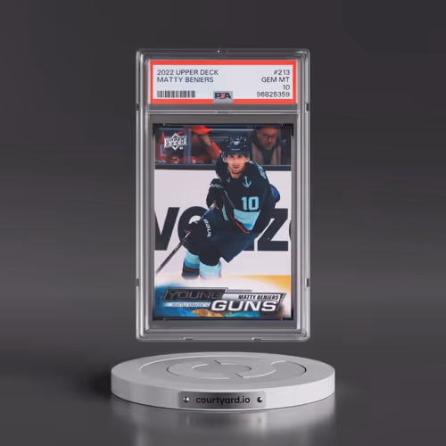 2022 Upper Deck #213 Matty Beniers (PSA 10 GEM MINT)