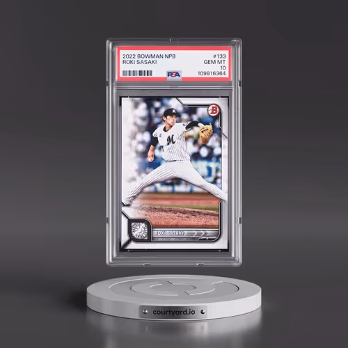 2022 Bowman Npb #133 Roki Sasaki (PSA 10 GEM MINT)