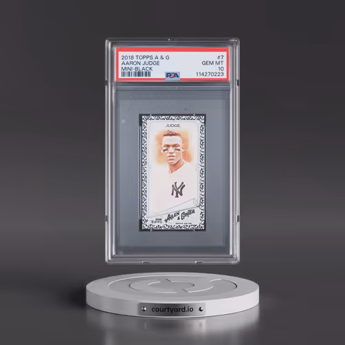 2018 Topps Allen & Ginter #7 Aaron Judge - Mini-Black (PSA 10 GEM MINT)