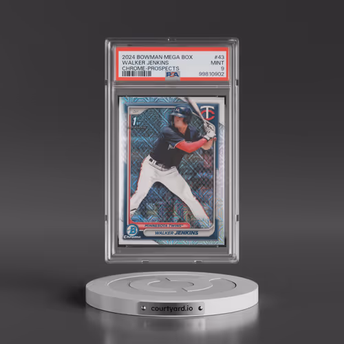 2024 Bowman Mega Box Chrome Prospects #43 Walker Jenkins (PSA 9 MINT)