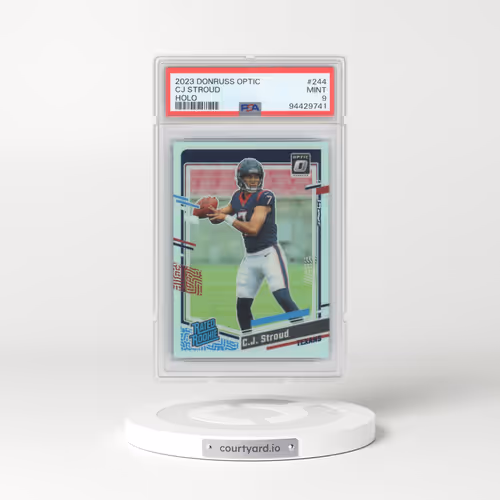 2023 Panini Donruss Optic #244 CJ Stroud - Holo (PSA 9 MINT)