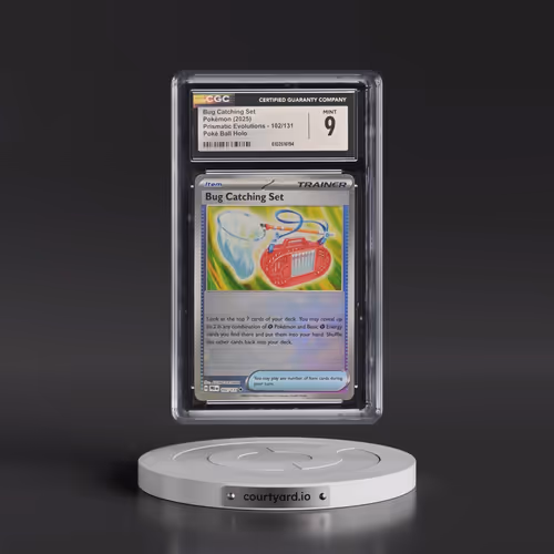 2024 Prismatic Evolutions - PRE EN #102/131 Bug Catching Set - Poké Ball Holo (CGC 9 MINT)