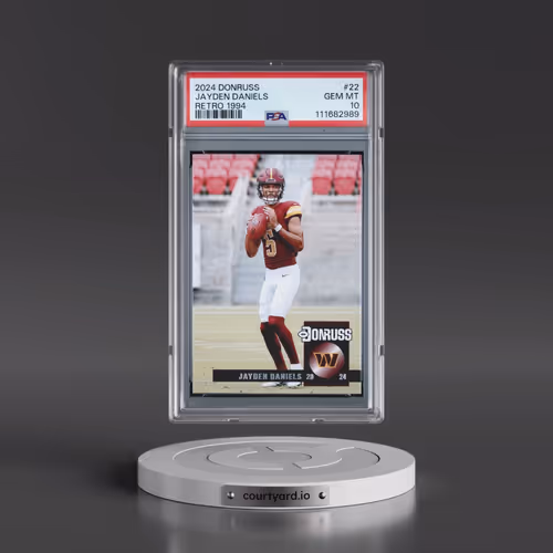 2024 Panini Donruss Retro 1994 #22 Jayden Daniels (PSA 10 GEM MINT)