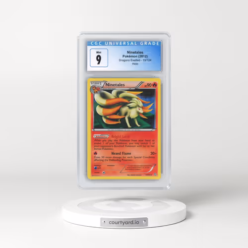 2012 Dragons Exalted #19/124 Ninetales - Holo (CGC 9 MINT)