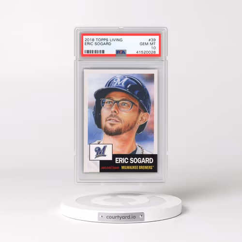 2018 Topps Living #39 Eric Sogard (PSA 10 GEM MINT)