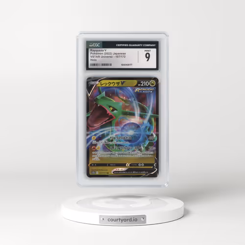 2022 VSTAR Universe #107/172 Rayquaza V - Holo (CGC 9 MINT)