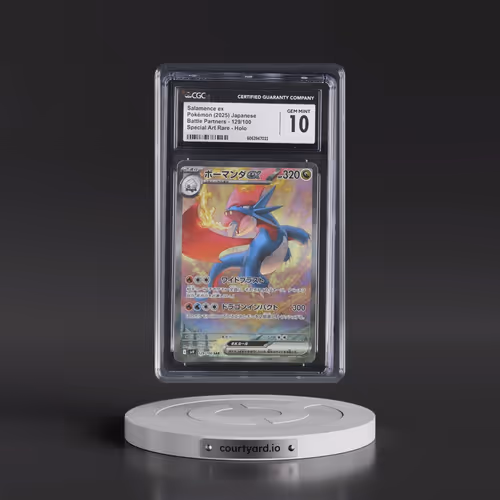 2025 Pokémon SV9-Battle Partners #129 Salamence EX - Holo Special Art Rare (CGC 10 GEM MINT)