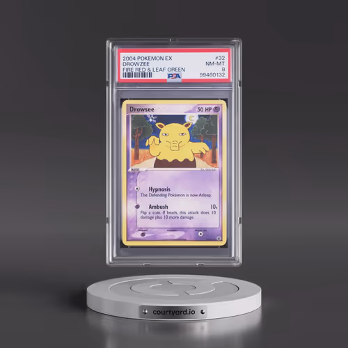 2004 Pokémon EX Fire Red & Leaf Green #32 Drowzee (PSA 8 NM-MT)