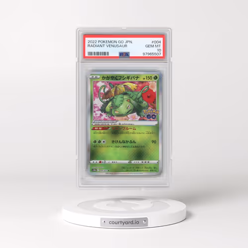 2022 Pokémon Go #004 Radiant Venusaur - Holo (PSA 10 GEM MINT)