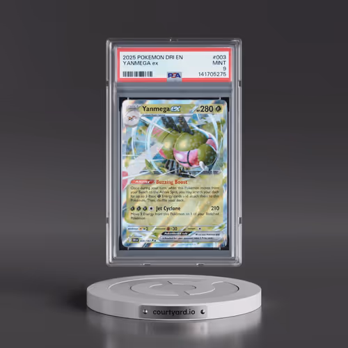 2025 Pokémon Dri EN-Destined Rivals #003 Yanmega EX - Holo (PSA 9 MINT)