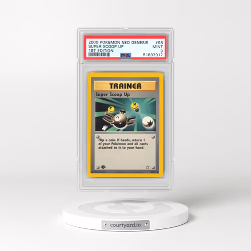 2000 Pokémon Neo Genesis #98 Super Scoop Up - 1st Edition (PSA 9 MINT)