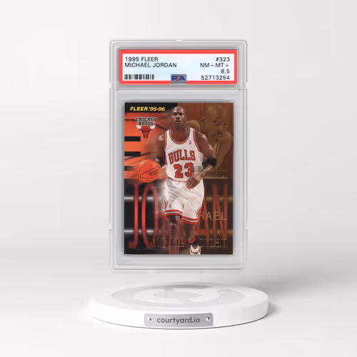 1995 Fleer #323 Michael Jordan (PSA 8.5 NM-MT+)