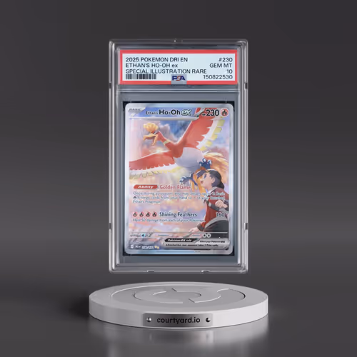 2025 Pokémon Dri EN-Destined Rivals #230 Ethan's HO-Oh EX - Holo Special Illustration Rare (PSA 10 G