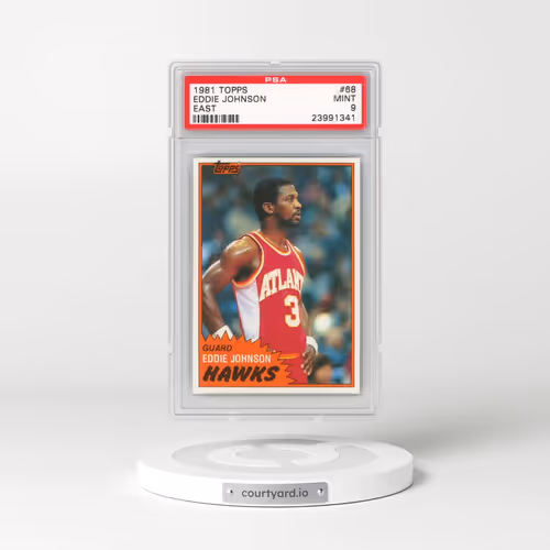 1981 Topps #68 Eddie Johnson - East (PSA 9 MINT)