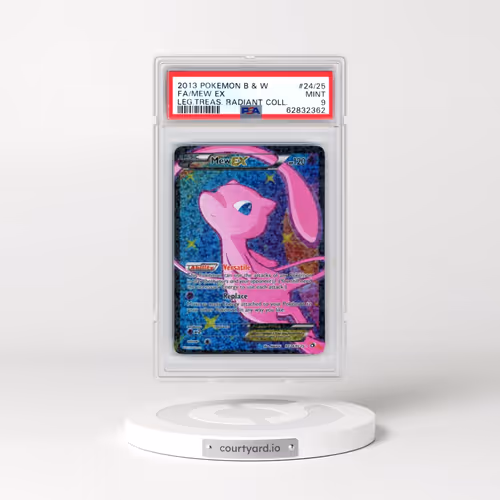 2013 Pokémon Black & White Legendary Treasures Radiant Collection #24/25 Mew EX - Holo Full Art (PSA