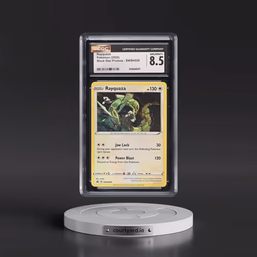 2017 Black Star Promos - Sword & Shield #SWSH029 Rayquaza - (Cosmos Holo) (CGC 8.5 NM-MT+)