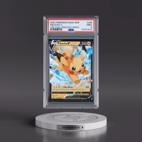 2023 Pokémon Swsh Black Star Promo #285 Pikachu V - Holo Crown Zenith Collections-Pikachu Vmax (PSA