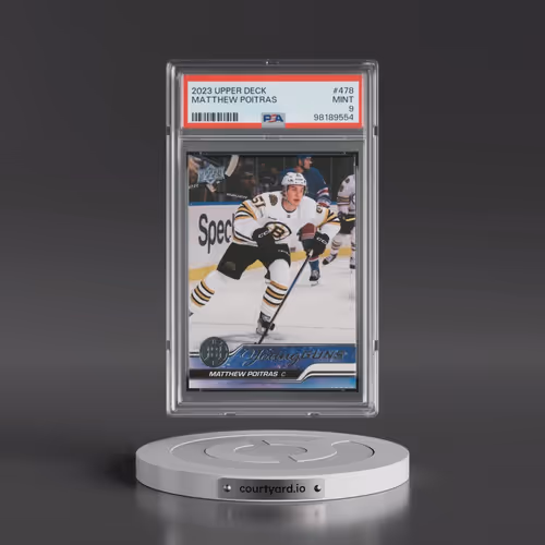 2023 Upper Deck #478 Matthew Poitras (PSA 9 MINT)
