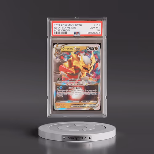 2022 Pokémon Sword & Shield Lost Origin #131 Giratina Vstar (PSA 10 GEM MINT)