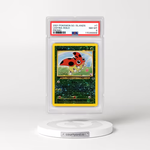 2001 Pokémon Southern Islands Promo #7 Ledyba - Holo (PSA 8 NM-MT)