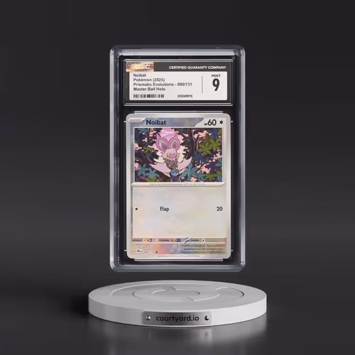 2025 Prismatic Evolutions - PRE EN #090/131 Noibat - Master Ball Holo (CGC 9 MINT)