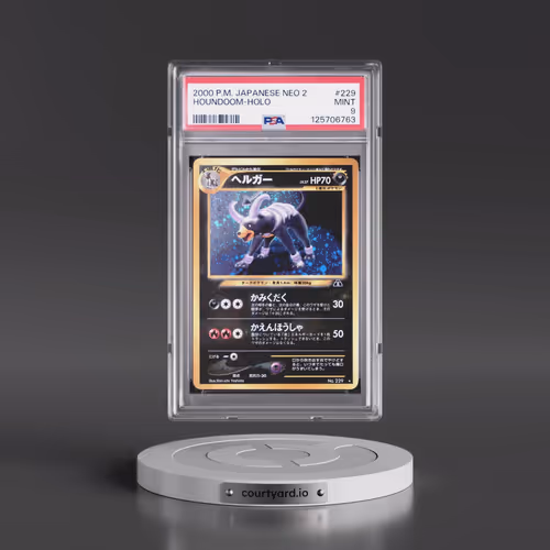 2000 Pokémon Neo 2 #229 Houndoom - Holo (PSA 9 MINT)