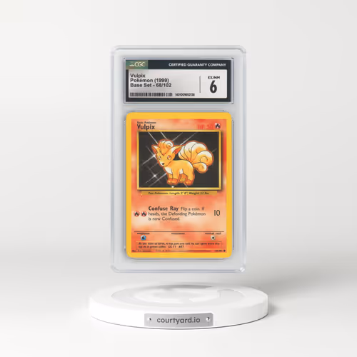 1999 Base Set #68/102 Vulpix (CGC 6 EX-NM)