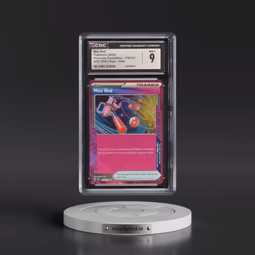 2024 Prismatic Evolutions - PRE EN #116/131 Max Rod - ACE SPEC Rare Holo (CGC 9 MINT)