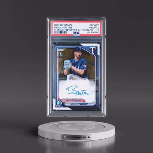 2024 Bowman Chrome Prospect Autographs #CPABP Brock Porter (PSA 10 GEM MINT)