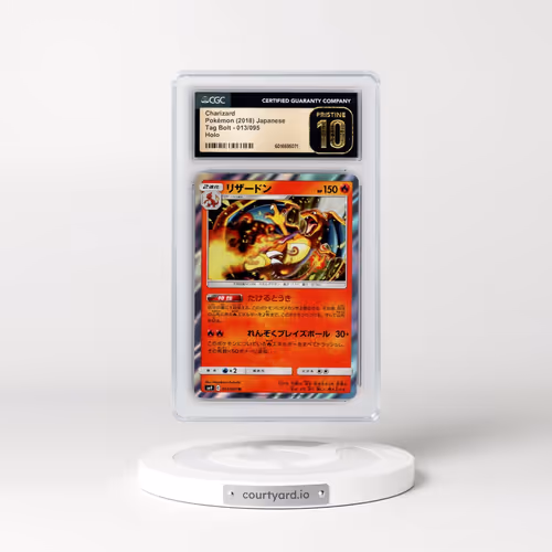 2018 Tag Bolt #013/095 Charizard - Holo (CGC 10 PRISTINE)