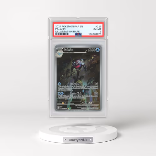 2024 Pokémon Paf EN-Paldean Fates #225 Palafin - Illustration Rare (PSA 8 NM-MT)