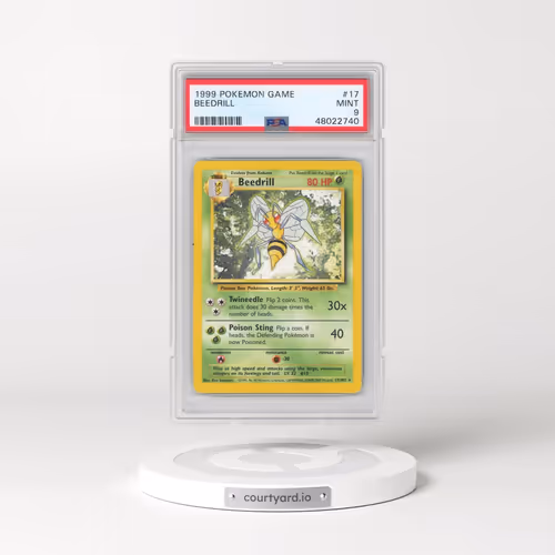 1999 Pokémon Game #17 Beedrill (PSA 9 MINT)