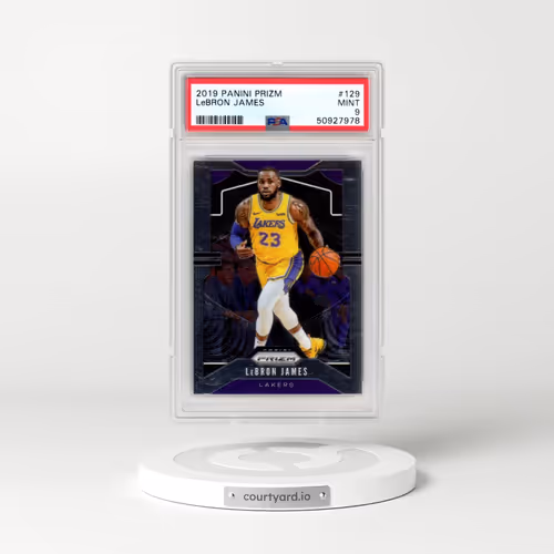 2019 Panini Prizm #129 LeBron James (PSA 9 MINT)