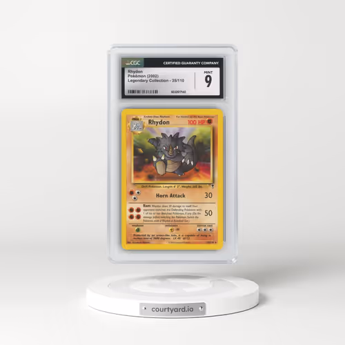 2002 Legendary Collection #35/110 Rhydon (CGC 9 MINT)