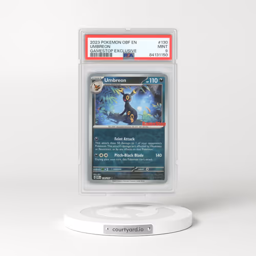 2023 Pokémon Obf EN-Obsidian Flames #130 Umbreon - Gamestop Exclusive (PSA 9 MINT)