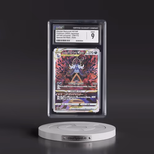 2022 VSTAR Universe #230/172 Hisuian Samurott VSTAR - Special Art Rare Holo (CGC 9 MINT)