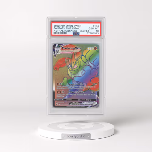 2022 Pokémon Sword & Shield Astral Radiance #194 Machamp Vmax - Full Art Secret (PSA 10 GEM MINT)