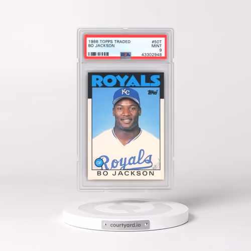 1986 Topps Traded #50T Bo Jackson (PSA 9 MINT)