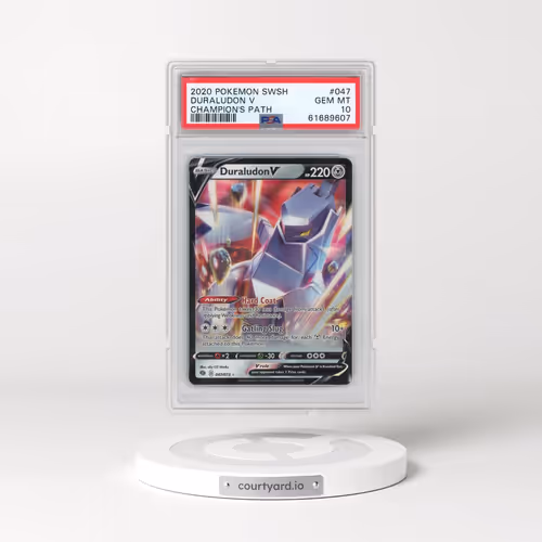 2020 Pokémon Sword & Shield Champion's Path #047 Duraludon V - Holo (PSA 10 GEM MINT)