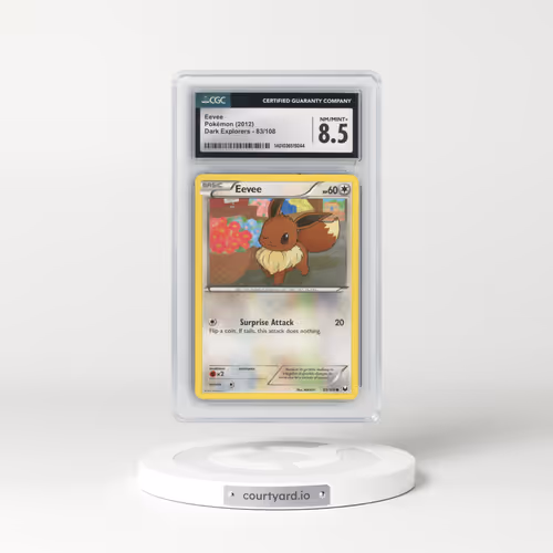 2012 Dark Explorers #83/108 Eevee (CGC 8.5 NM-MT+)