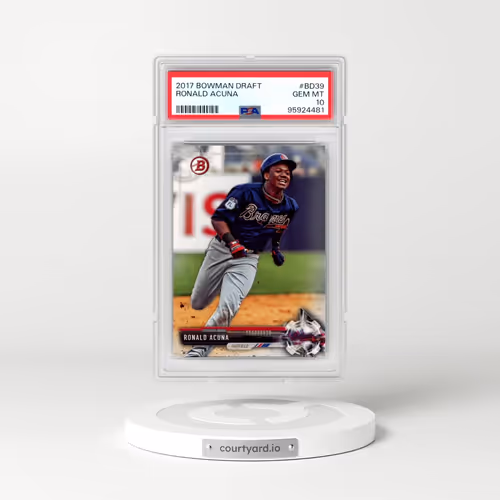 2017 Bowman Draft #BD39 Ronald Acuna (PSA 10 GEM MINT)