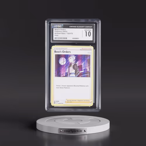 2022 Brilliant Stars #132/172 Boss's Orders - Holo (CGC 10 GEM MINT)