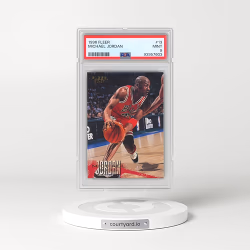 1996 Fleer #13 Michael Jordan (PSA 9 MINT)