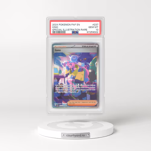 2024 Pokémon Paf EN-Paldean Fates #237 Iono - Special Illustration Rare (PSA 10 GEM MINT)